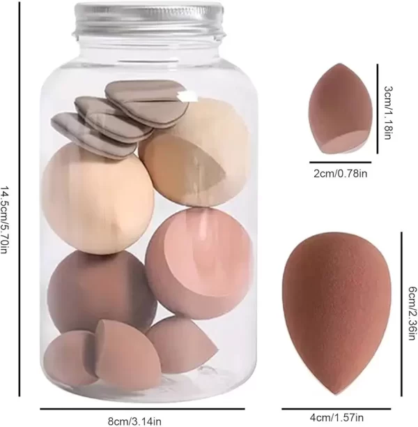BOTE DE ESPONJAS PARA MAQUILLAJE