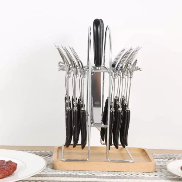 CUBIERTOS CON SOPORTE SET