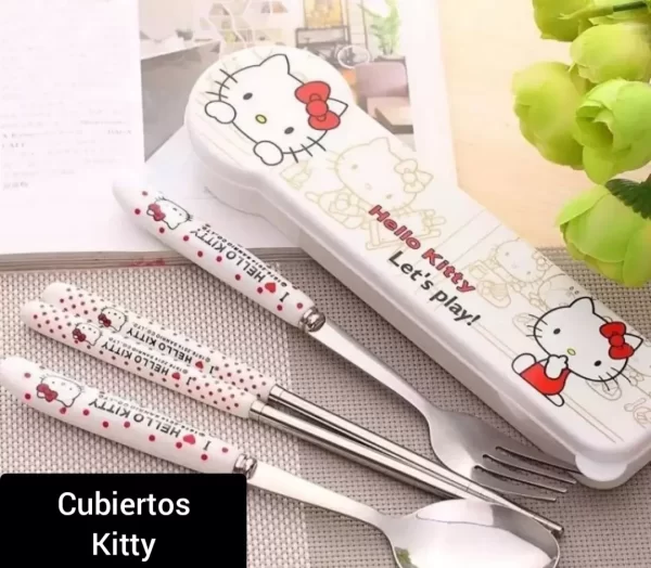 CUBIERTOS KITTY
