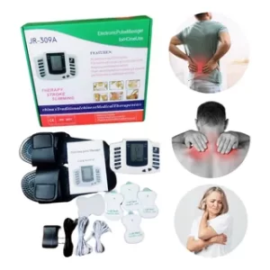 ELECTROESTIMULADOR CORPORAL, PIES Y CUELLO CON CHANCLAS