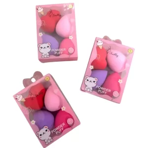 ESPONJA BEAUTY BLENDER SET DE 4 PUFF