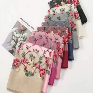 CHAL FULAR TIPO BORDADO