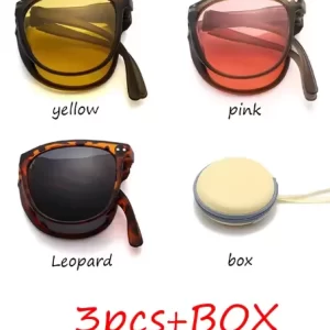 3 GAFAS+ESTUCHE LENTES PLEGABLES