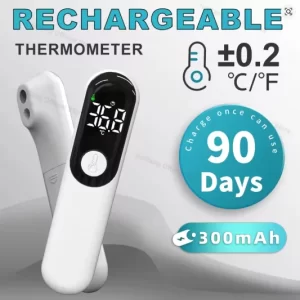 TERMÓMETRO RECARGABLE LED FRONTAL