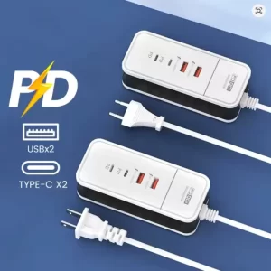 CARGADOR USB DE 4 PUERTOS