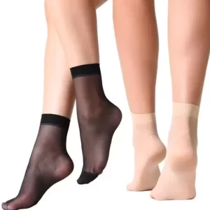 MEDIAS TIPO TINES TRANSPARENTES 10 PARES