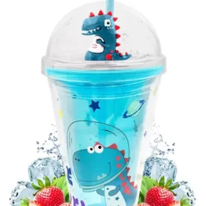 VASO LED DINO CON POPOTE