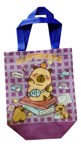 BOLSA CHICA REUTILIZABLE STICH Y CAPIBARA - Imagen 5