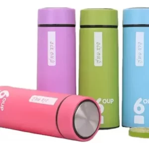 VASO DE VIDRIO-SILICÓN CON TAPA