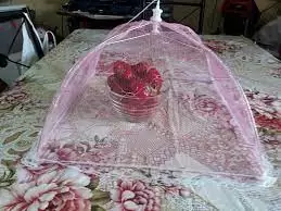 CUBIERTA PROTECTORA PARA COMIDA LIBRE DE MOSQUITOS, MOSCAS Y MOSQUITAS