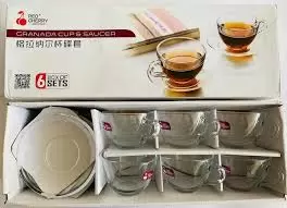 TAZA Y PLATO SET DE 6 PZAS