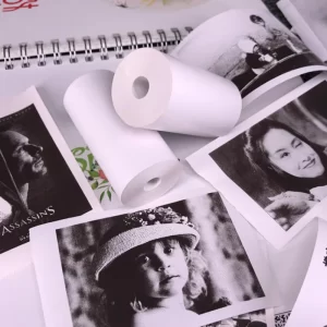 PAPEL PARA IMPRESORA TÉRMICA 5 ROLLOS STICKER