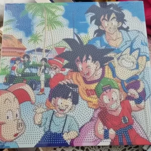 CUADRO DIAMOND PAINT GOKU 30X30