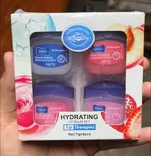 BALSAMO HIDRATANTE PARA LABIOS-SET DE 4 PZAS