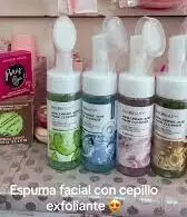 JABÓN FACIAL ESPUMA CON CEPILLO SILICÓN