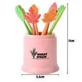 TENEDOR-PALILLO BOTANERO TIPO HOJAS