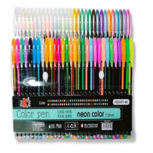 PLUMAS NEON  36 PIEZAS