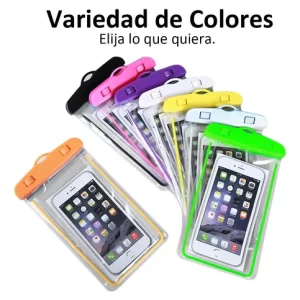 FUNDA IMPERMEABLE SENCILLA PARA CELULAR-CONTRA AGUA