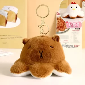 CAPIBARA-PULPO DOBLE LLAVERO