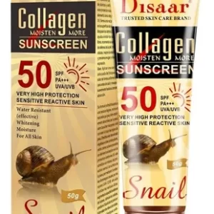 CREMA CON PROTECTOR SOLAR COLLAGENO-CARACOL-DISAAR