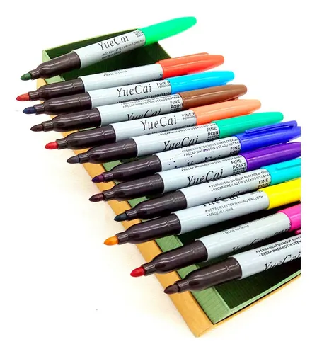 PLUMONES YUECAI CAJA BLANCA