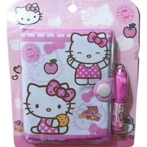 LIBRETA KITTY MINI CON PLUMA