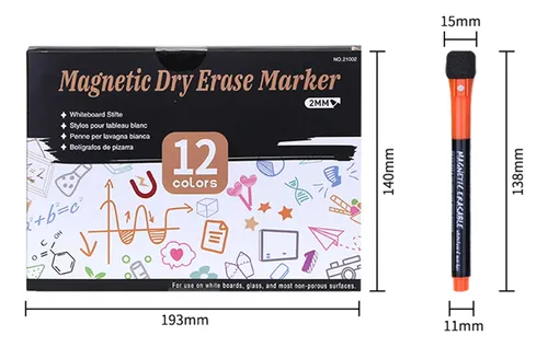 PLUMONES PARA PIZARRON PLANCO-12 PIEZAS