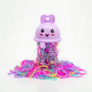 BOTE DE LIGAS PLASTICAS PARA CABELLO