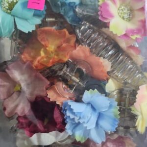 MARIPOSAS TIPO FLOR PARA CABELLO 10 PZS