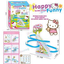 ESCALERA MÓVIL KITTY-JUGUETE-PILAS