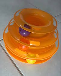 JUGUETE TORRE CON BOLAS DESLIZANTES PARA MASCOTAS