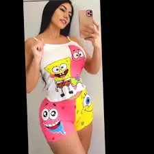 PIJAMA-TIRANTES-SHORT BOB ESPONJA
