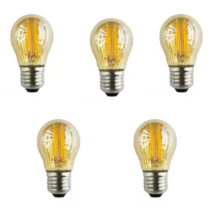 FOCOS PARA GIRNARLA LUZ CÁLIDA VINTAGE 10 PZAS