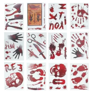 ADHESIVOS TERROR - TATTO - CALCOMANÍAS