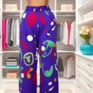 PANTALÓN LIGERO PIERNA ANCHA- CARNAVAL