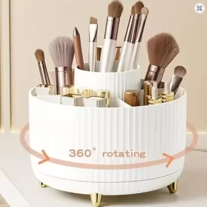 ORGANIZADOR DE MAQUILLAJE GIRATORIO 360 °