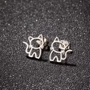 ARETES GATO MINI BIGOTES