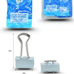 CLIP SUJETADOR TIPO MARIPOSA SET 5 PZAS