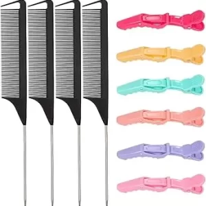 JUEGO DE PEINES Y PINZAS TIPO COCODRILO