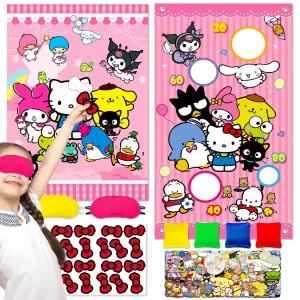 CAJA DE REGALO SANRIO BBY CARTÓN CUADRADA CON TAPA