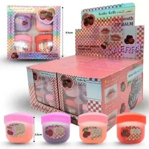 BÁLSAMO LABIAL CEREZAS SET4 PZAS 
