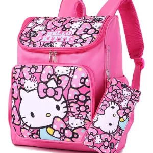 MOCHILA KITTY ROSA FIUCSA