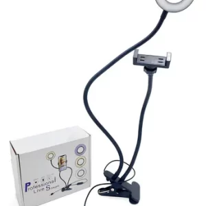 ARO DE LUZ CON SOPORTE PINZA