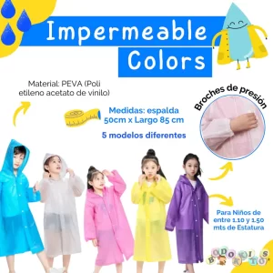 IMPERMEABLE NIÑO