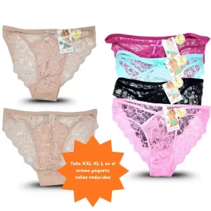 PANTY ENCAJE XXL-XL-L 