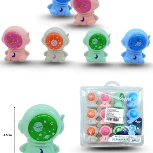 SACAPUNTAS ASTRONAUTA EN BLISTER