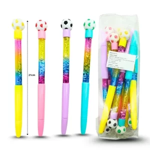 PLUMA BALÓN CON BRILLANTINA