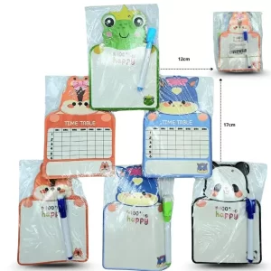 PIZARRA CON PLUMÍN ANIMALES 