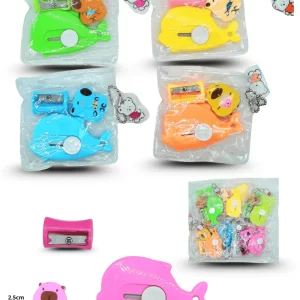 CUTTER, BORRADOR CAPY BARA Y SACAPUNTAS SET  EN BOLSA