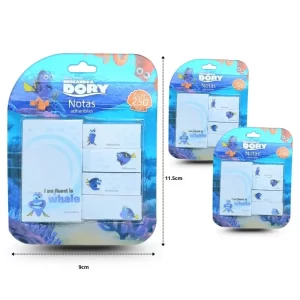 NOTAS ADHESIVAS DECORADAS DORY EN BLISTER 5 BLOCKS POST IT